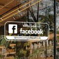 Sticker Facebook personnalisé | Autocollant logo Facebook avec pseudo | Décalcomanie pour voiture, vitrine et autres objets personnalisés